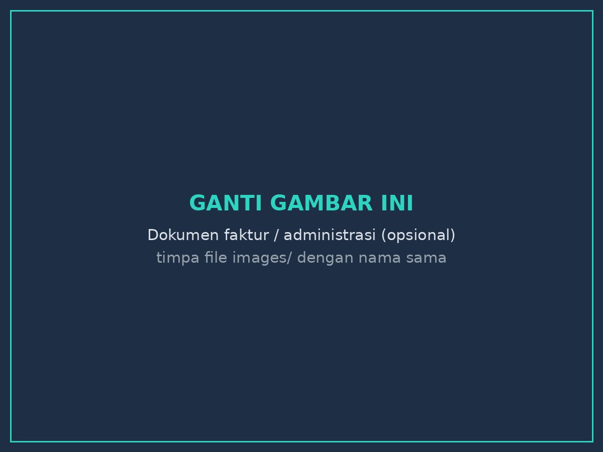 Dokumen faktur dan administrasi resmi Lancar Jaya